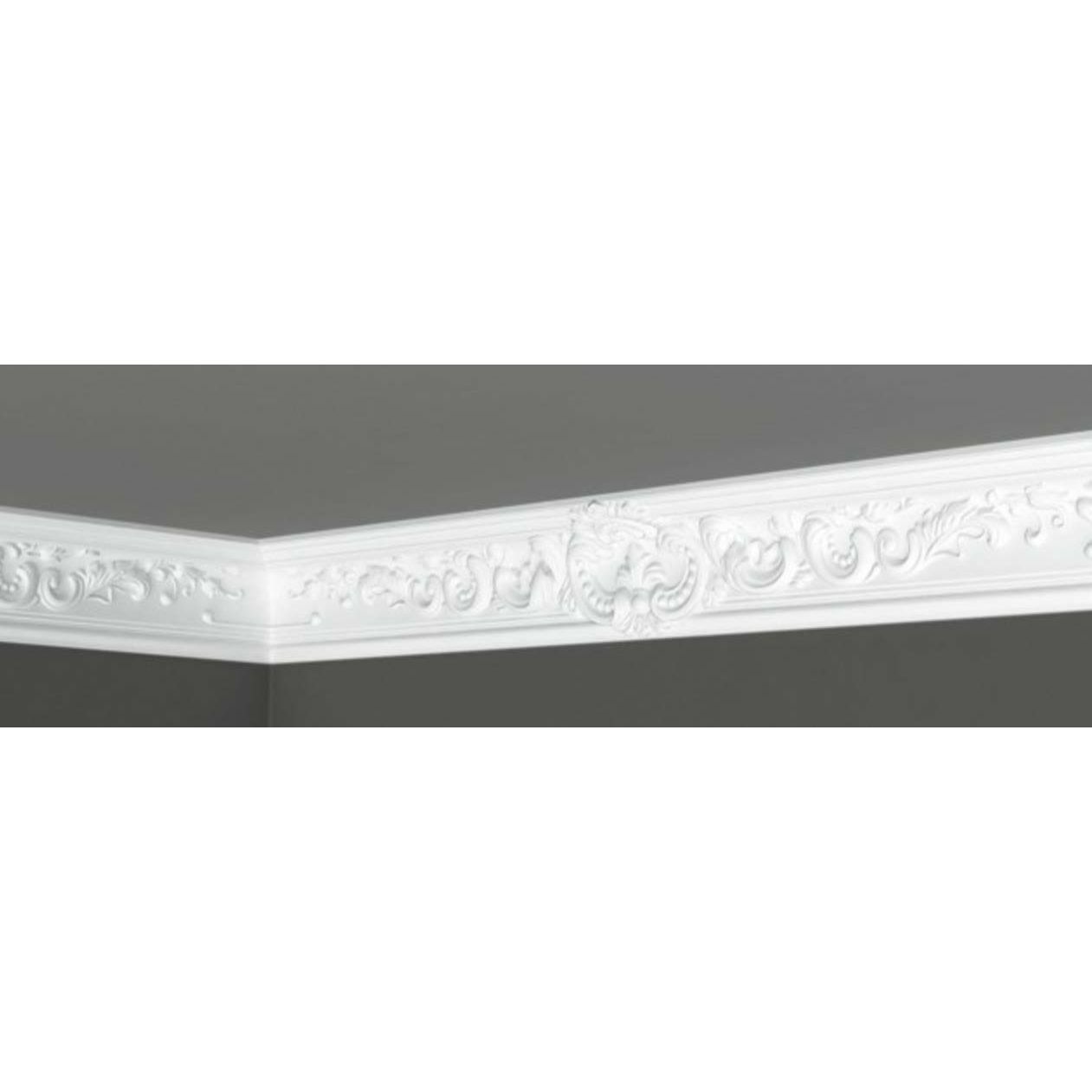 Плинтус потолочный Де-Багет (De-Baget) 2000х62х91 мм, ДП 42/110