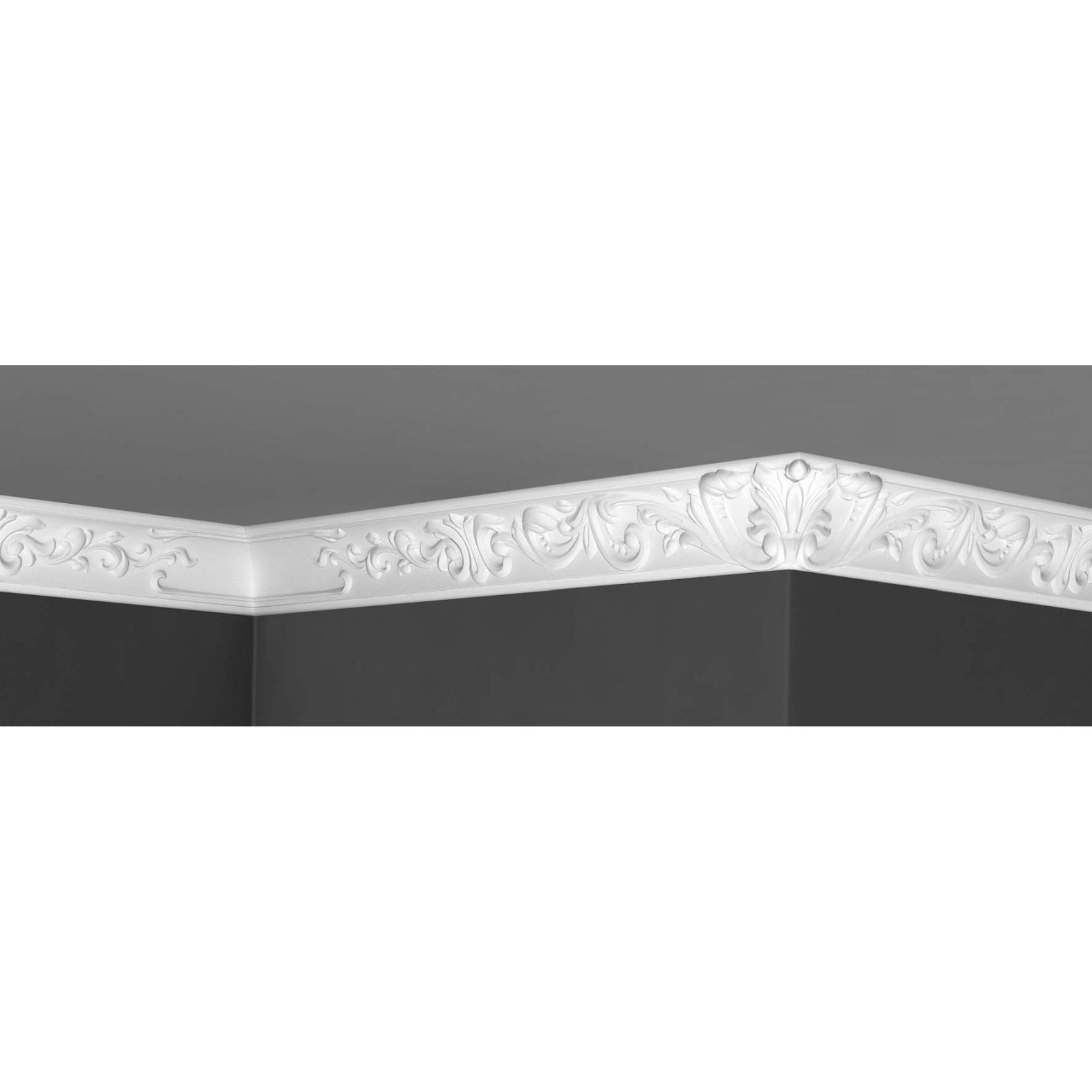 Плинтус потолочный Де-Багет (De-Baget) 2000х46х65 мм, ДП 49/80