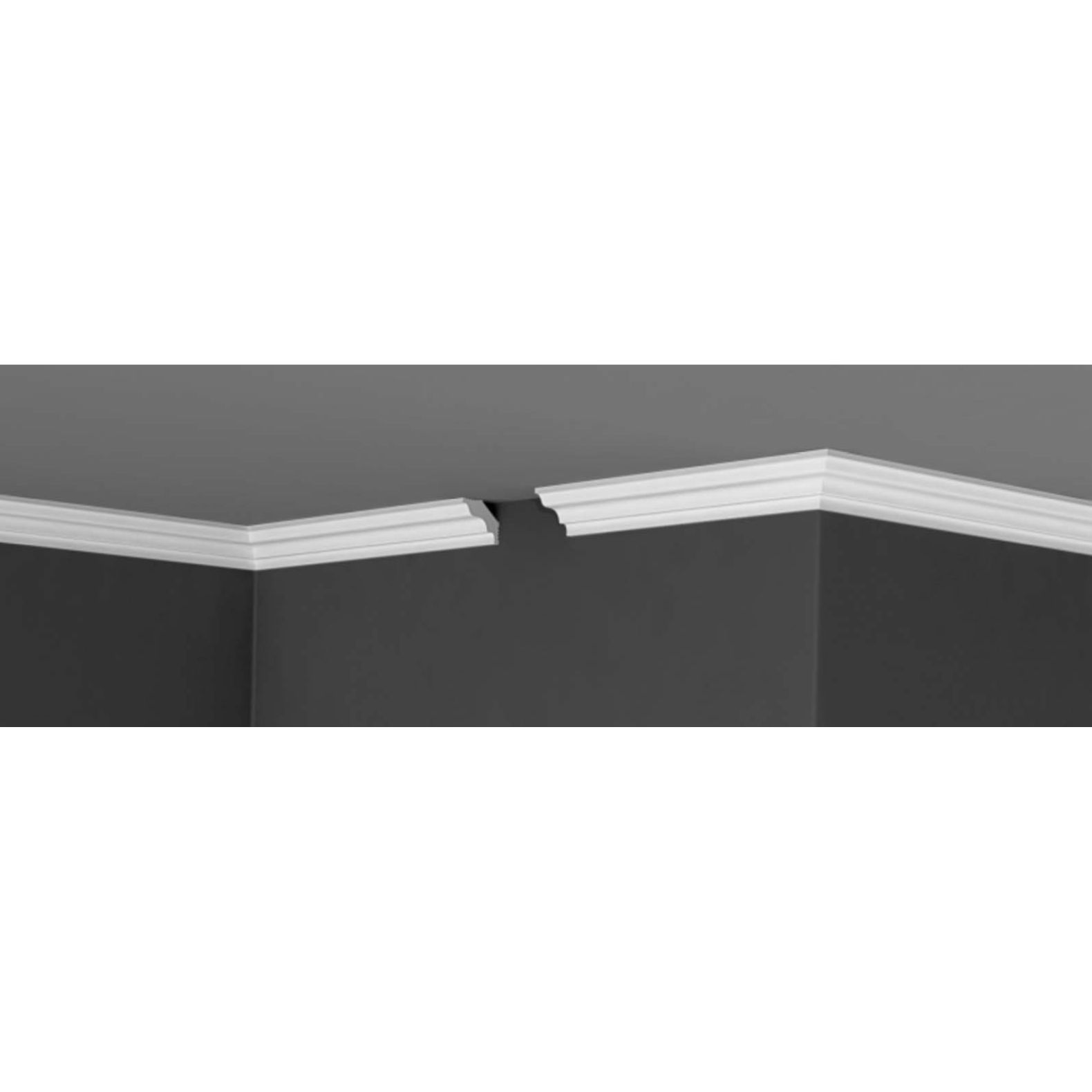 Плинтус потолочный Де-Багет (De-Baget) 2000х35х30 мм, П 04 35/30