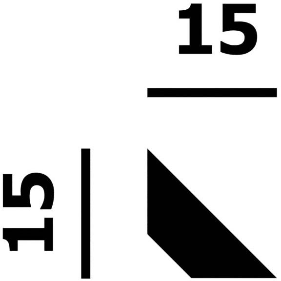 Молдинг Перфект (Perfect) Плюс 2000х15х15 мм, P198