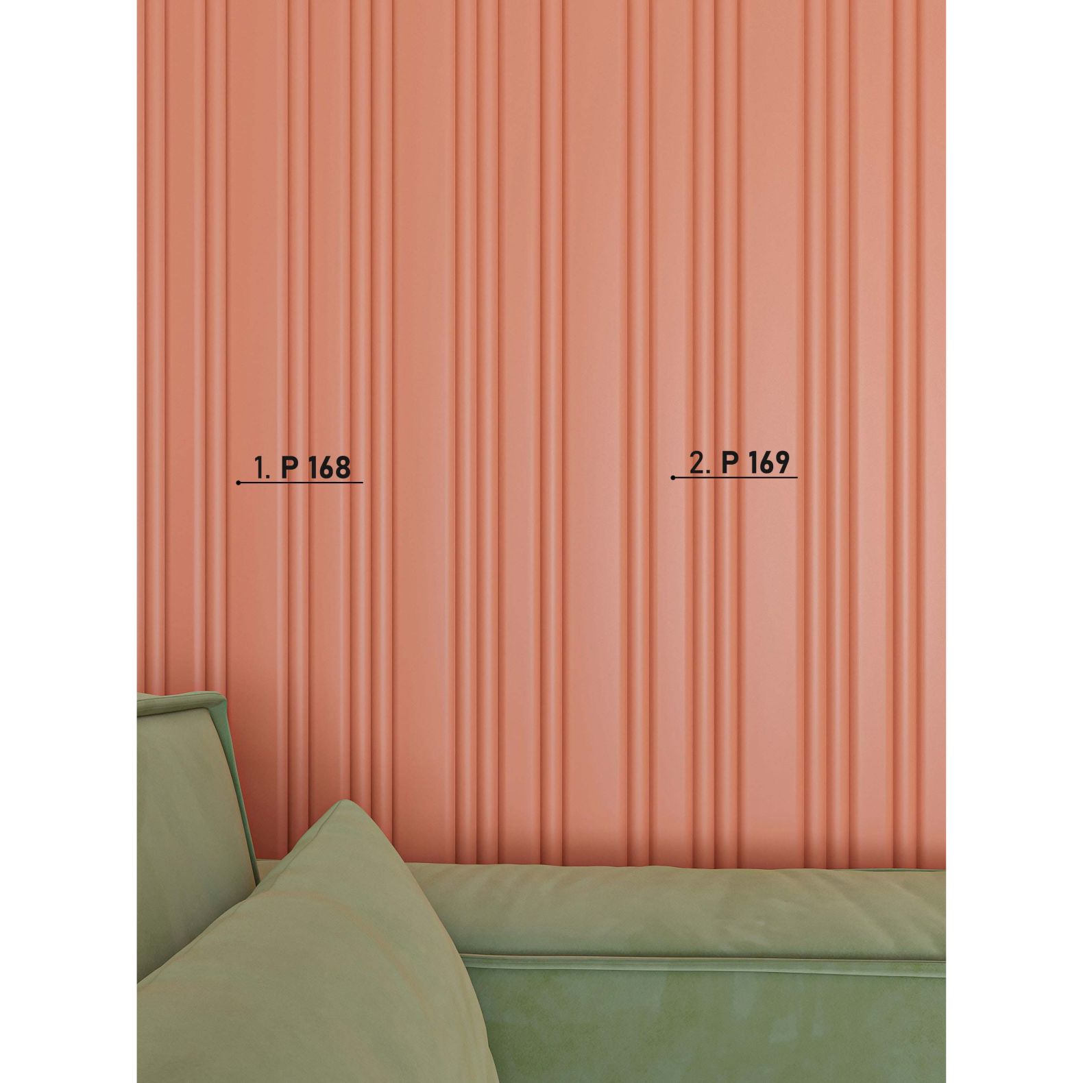 Декоративная панель Перфект (Perfect) Плюс 2800х14х200 мм, P169-2800