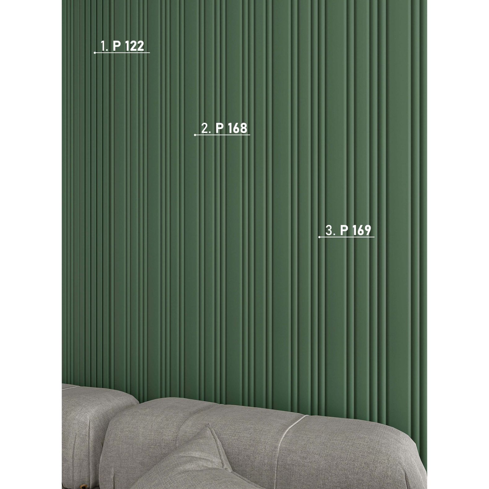 Декоративная панель Перфект (Perfect) Плюс 2800х14х200 мм, P169-2800