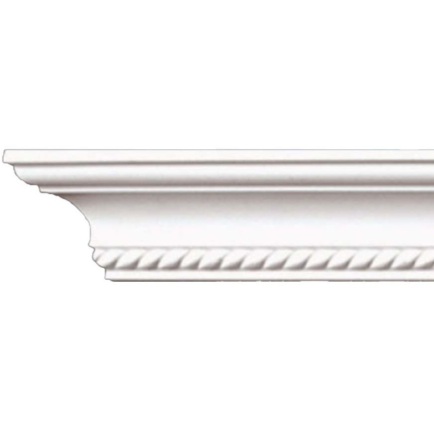 Карниз гибкий потолочный с рисунком Перфект (Perfect) 2300х59х59 мм (AA005F)