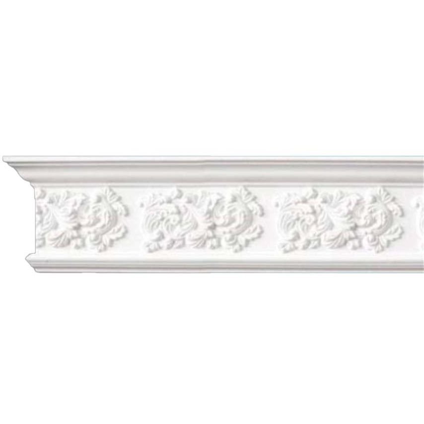 Карниз потолочный с рисунком Перфект (Perfect) 2400х60х181 мм (AA081)