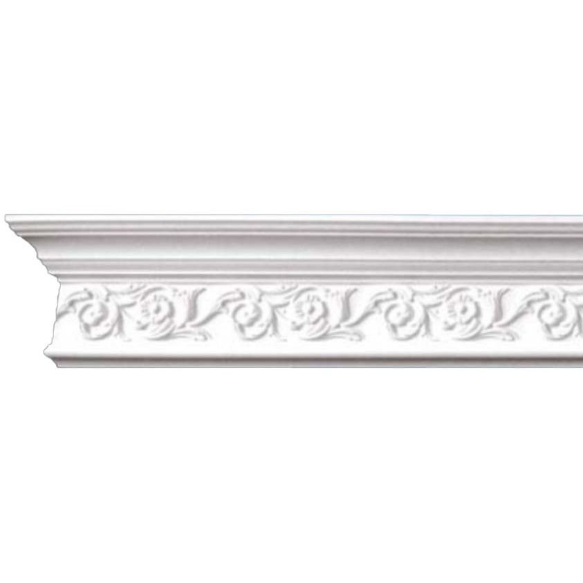 Карниз потолочный с рисунком Перфект (Perfect) 2400х64х141 мм (AA099)
