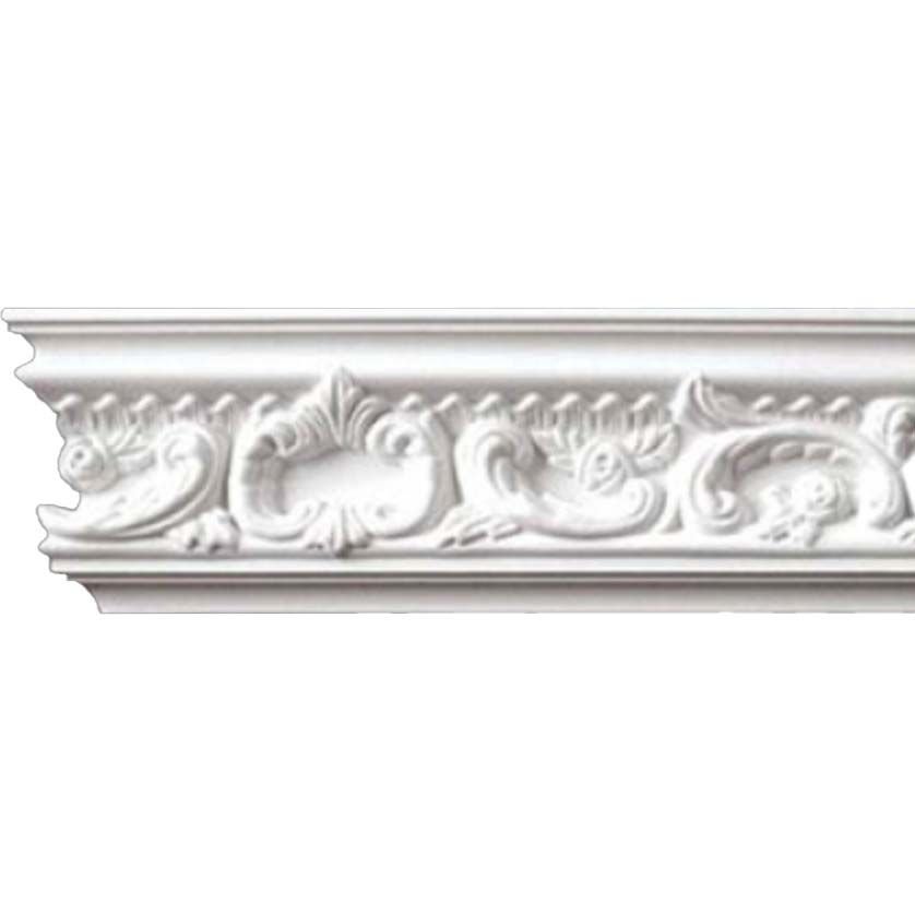 Карниз гибкий потолочный с рисунком Перфект (Perfect) 2300х56х116 мм (AA201F)