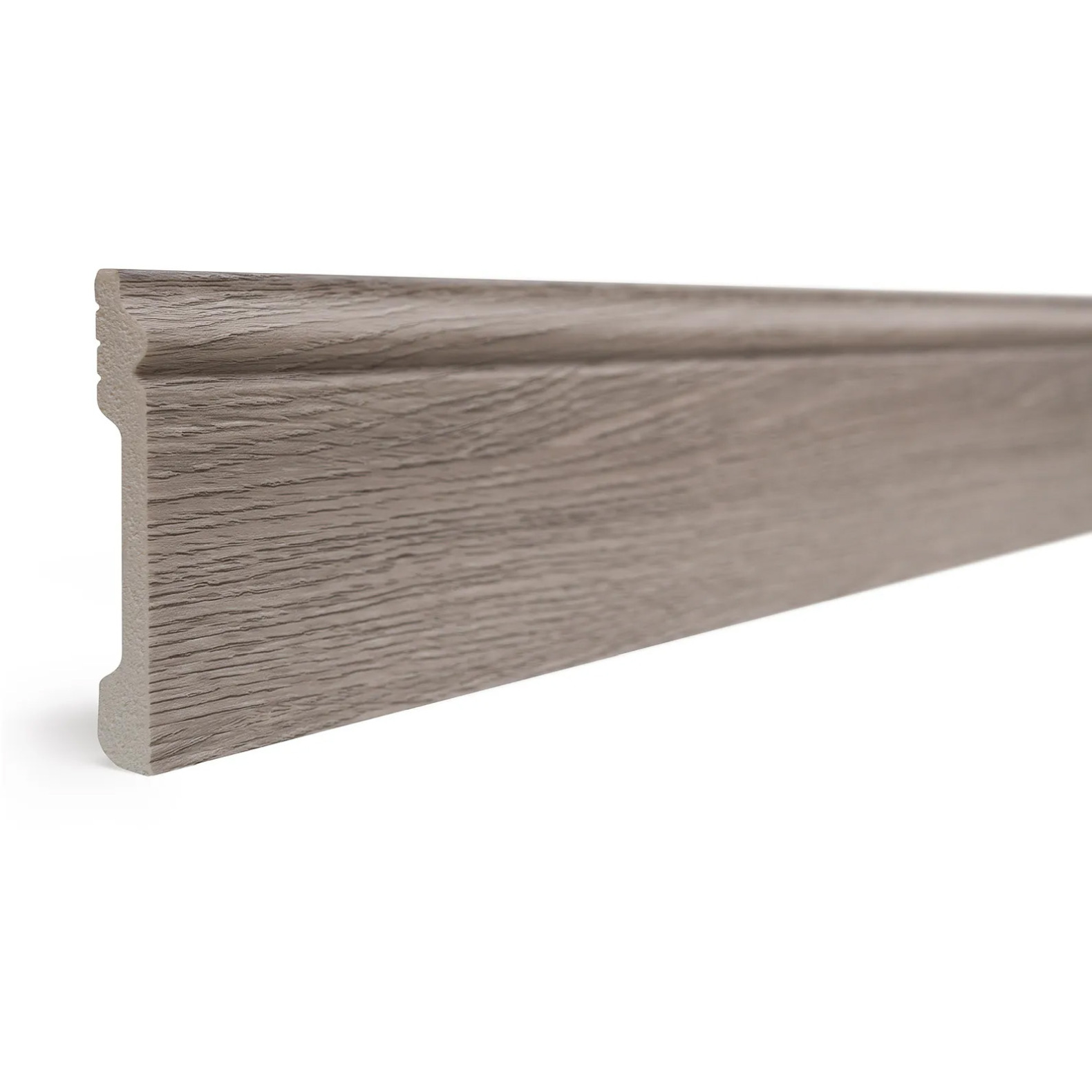 Плинтус Decor-Dizayn (Декор-Дизайн) 2400x79x13 мм, Коллекция Плинтусы 005, Коричневый, Полистирол, 005-80SH