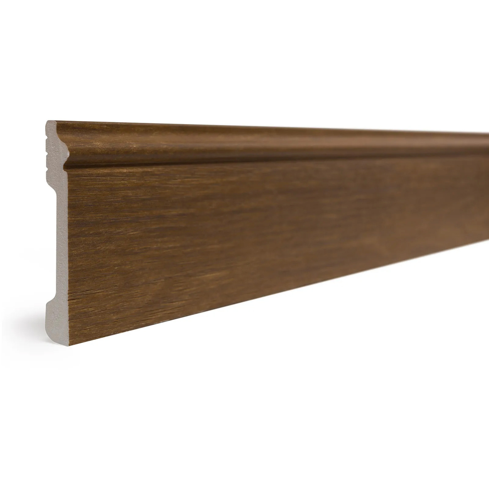 Плинтус Decor-Dizayn (Декор-Дизайн) 2400x79x13 мм, Коллекция Плинтусы 005, Коричневый, Полистирол, 005-85SH