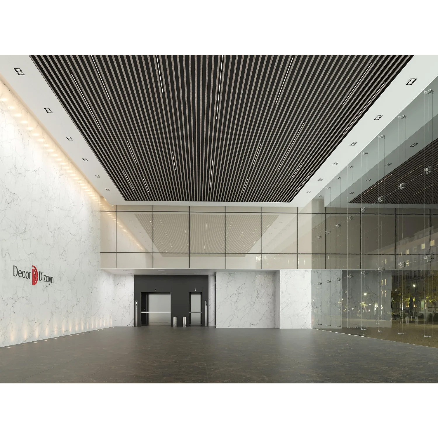 Молдинг Decor-Dizayn (Декор-Дизайн) 3000х20х20 мм, Серый, Полистирол, 622-80SH