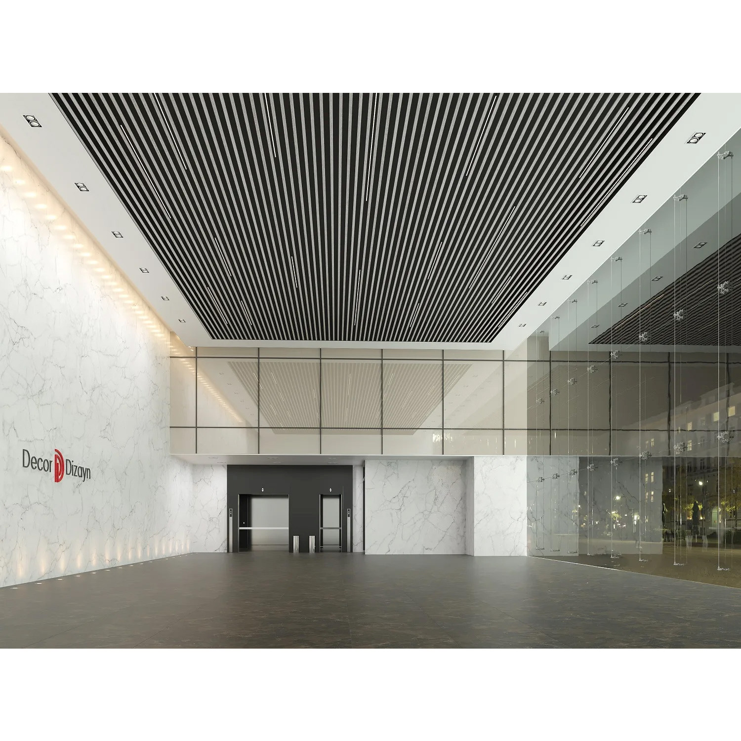 Молдинг Decor-Dizayn (Декор-Дизайн) 3000х20х20 мм, Серый, Полистирол, 622-89SH