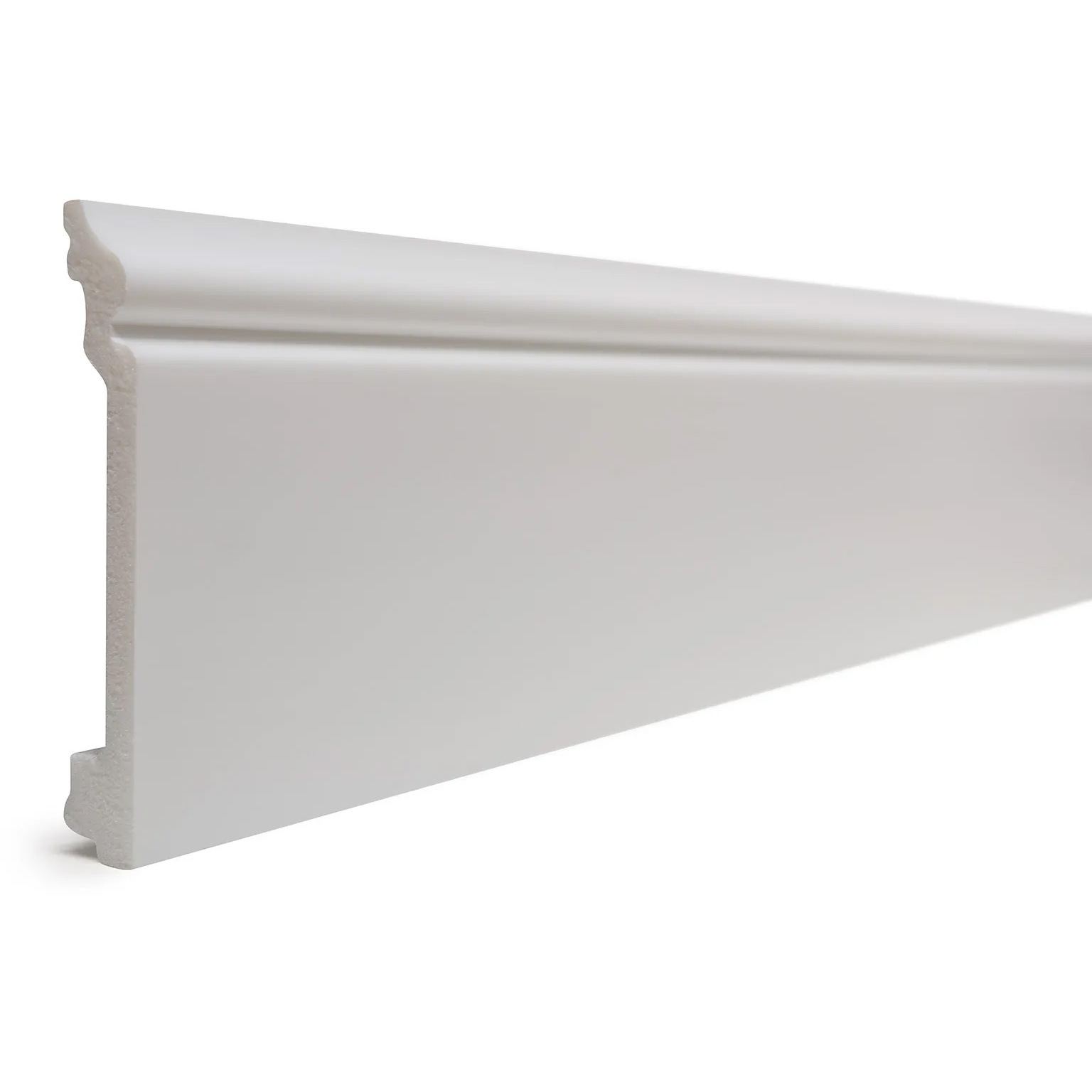 Плинтус Decor-Dizayn (Декор-Дизайн) 2400х100х16 мм, Коллекция Плинтусы 701, Белый, Полистирол, 701-115