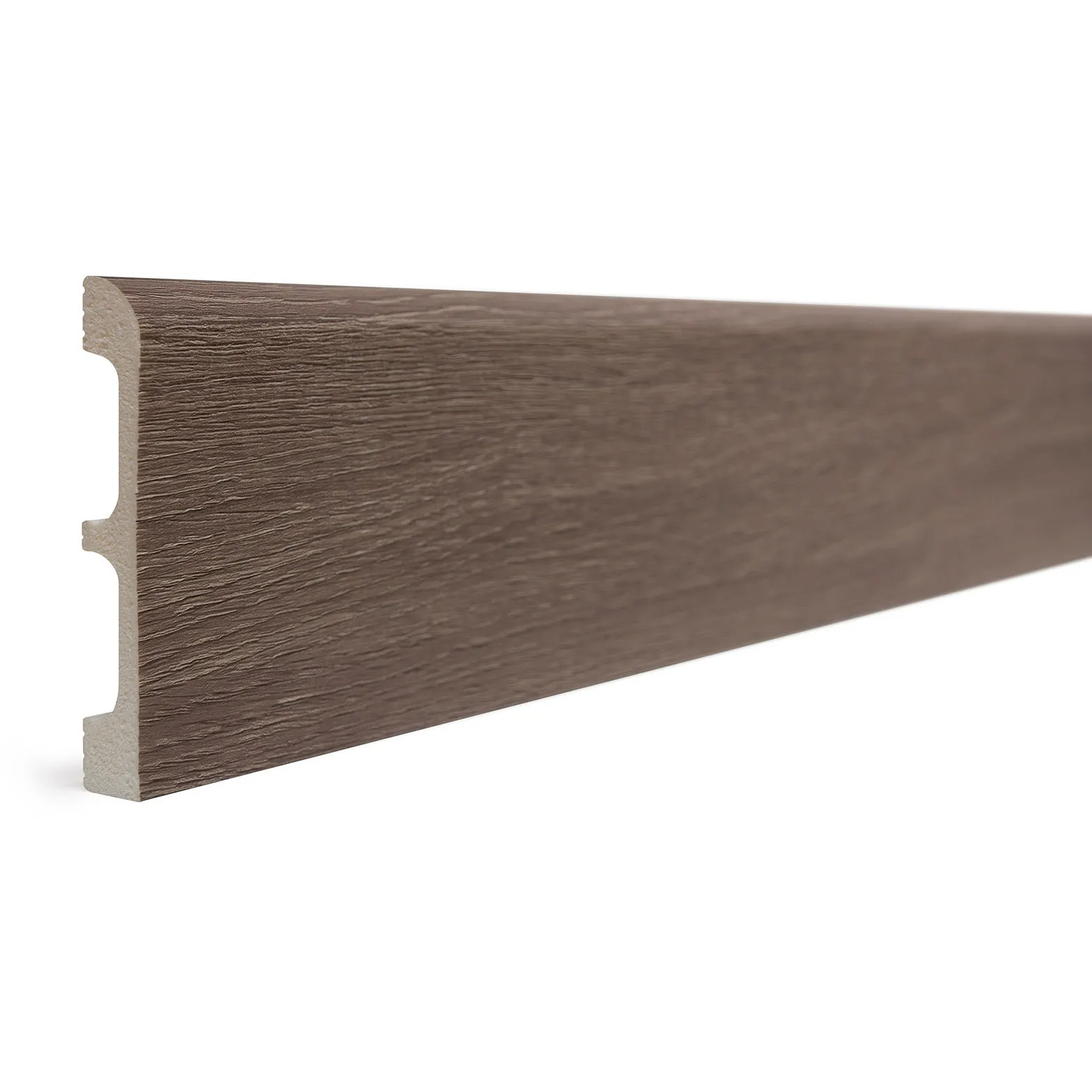 Плинтус Decor-Dizayn (Декор-Дизайн) 2400х80х13 мм, Коллекция Плинтусы 706, Коричневый, Полистирол, 706-81SH