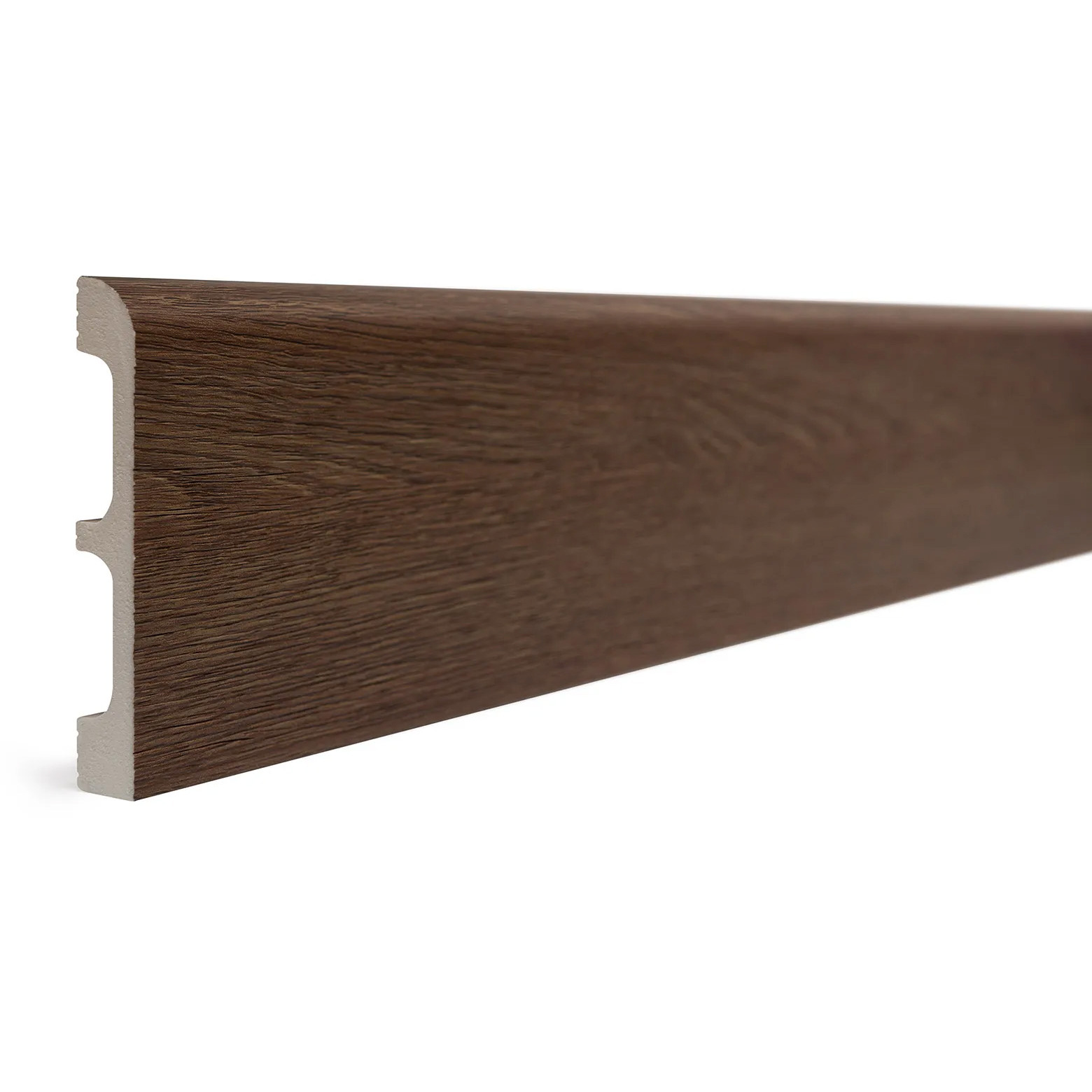 Плинтус Decor-Dizayn (Декор-Дизайн) 2400х80х13 мм, Коллекция Плинтусы 706, Коричневый, Полистирол, 706-82SH