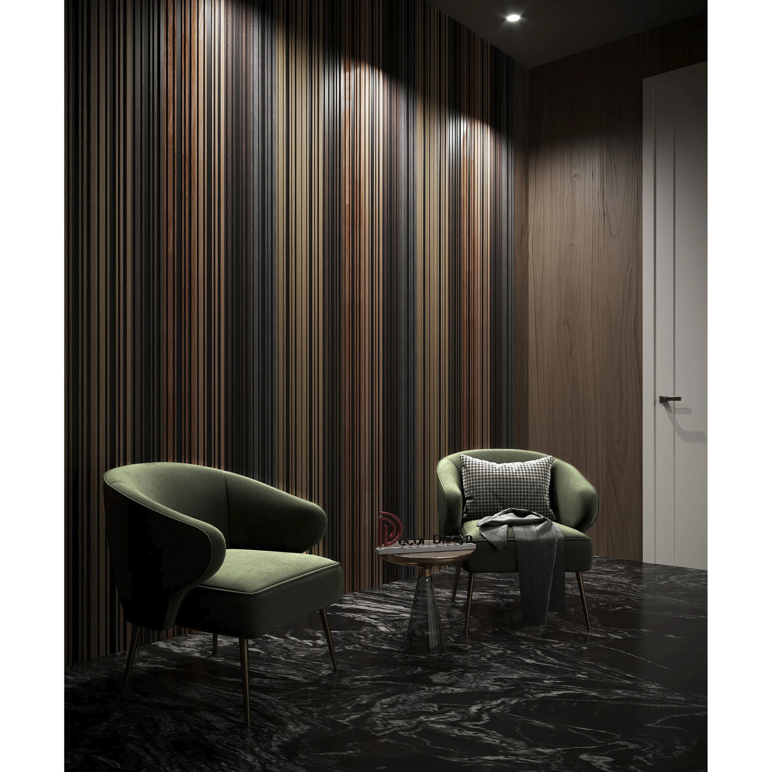 Панель Decor-Dizayn (Декор-Дизайн) 3000х150х10 мм, Коллекция Цветные панели, Коричневая, Полистирол, 924-93SH