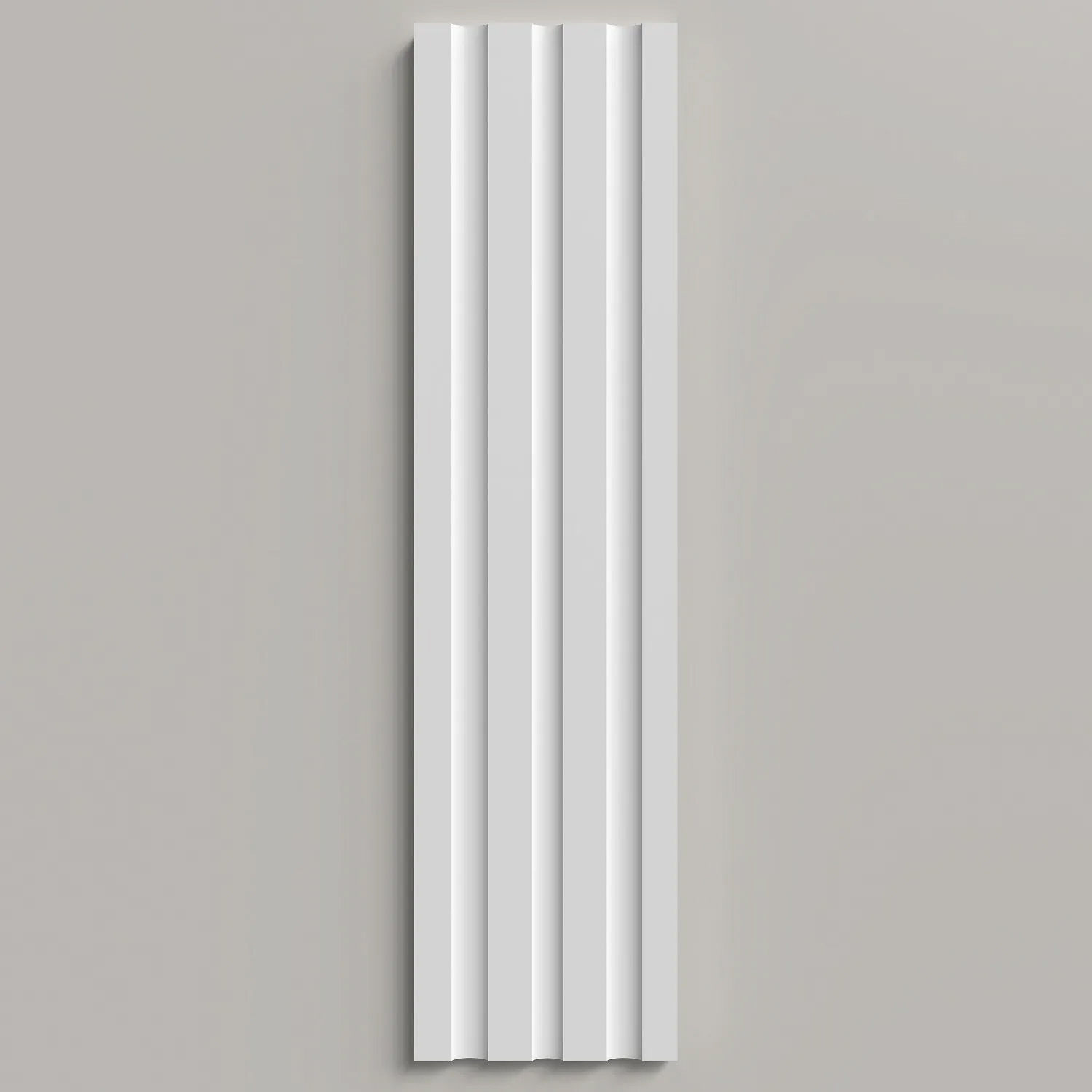 Пилястра Decor-Dizayn (Декор-Дизайн) 2400х100х11 мм, Коллекция Афродита, Белая, Полистирол, DD201(2.4m)