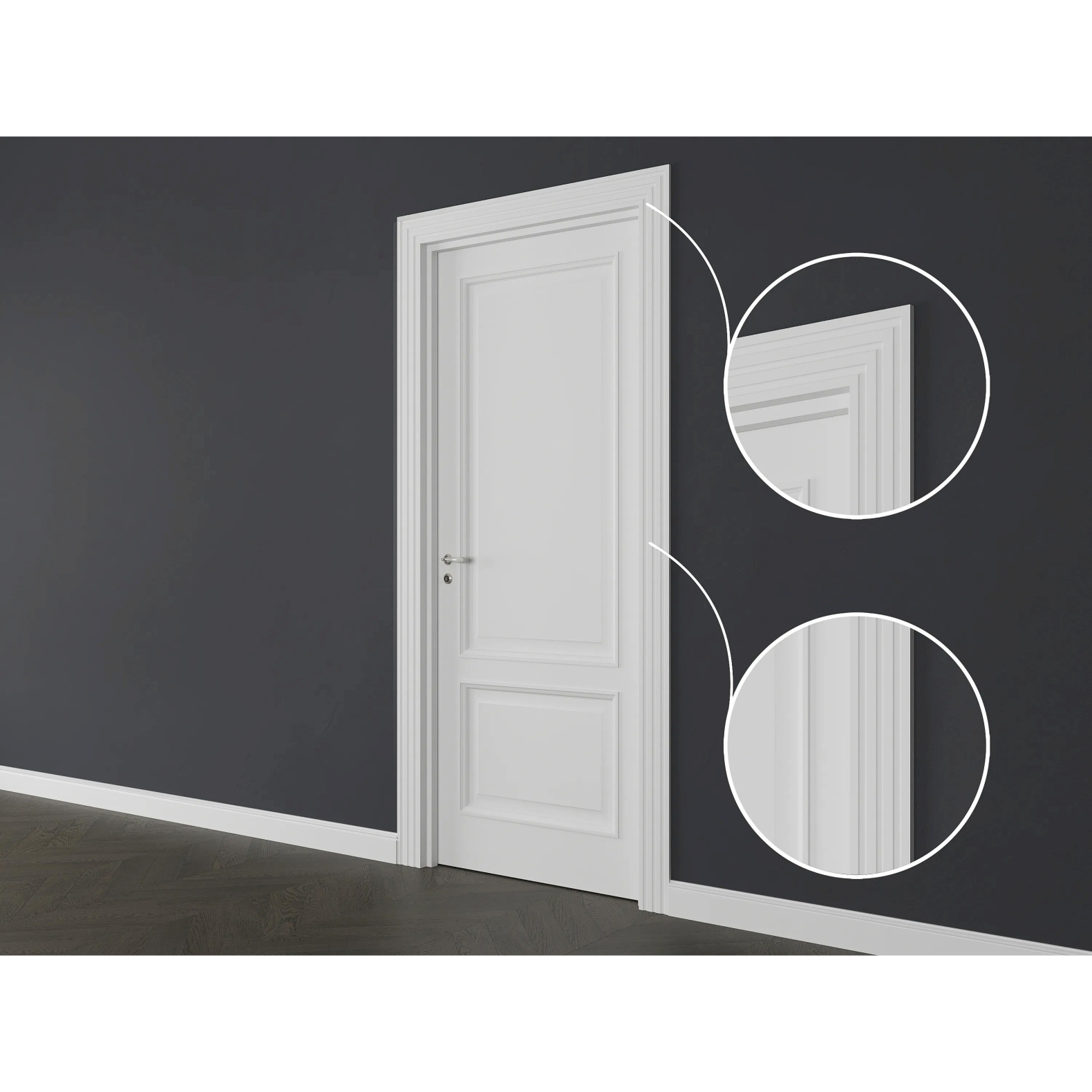 Пилястра Decor-Dizayn (Декор-Дизайн) 2400х100х11 мм, Коллекция Афродита, Белая, Полистирол, DD201(2.4m)