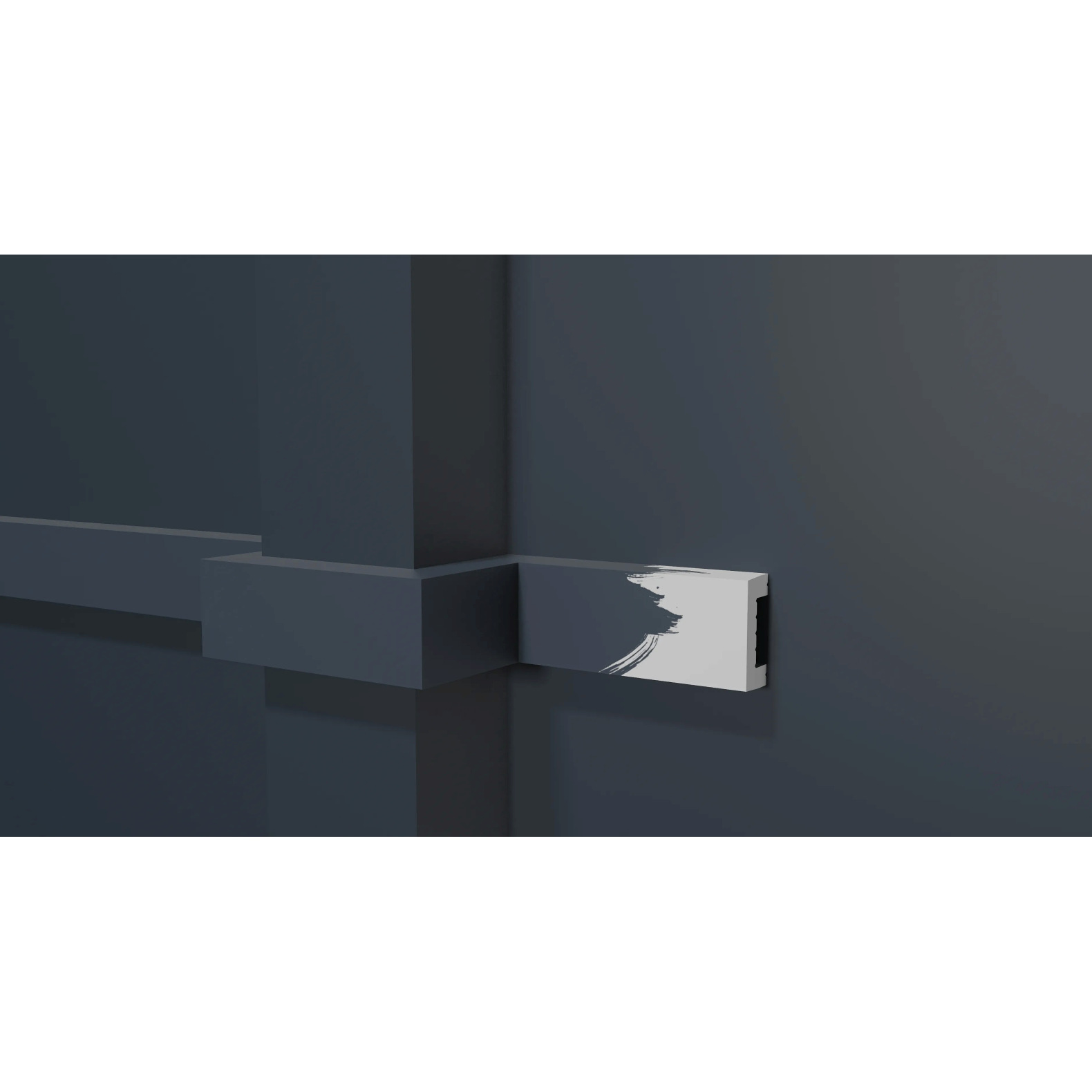 Молдинг Decor-Dizayn (Декор-Дизайн) 3000х30х13 мм, Коллекция DD, Белый, Полистирол, DD626(3m)