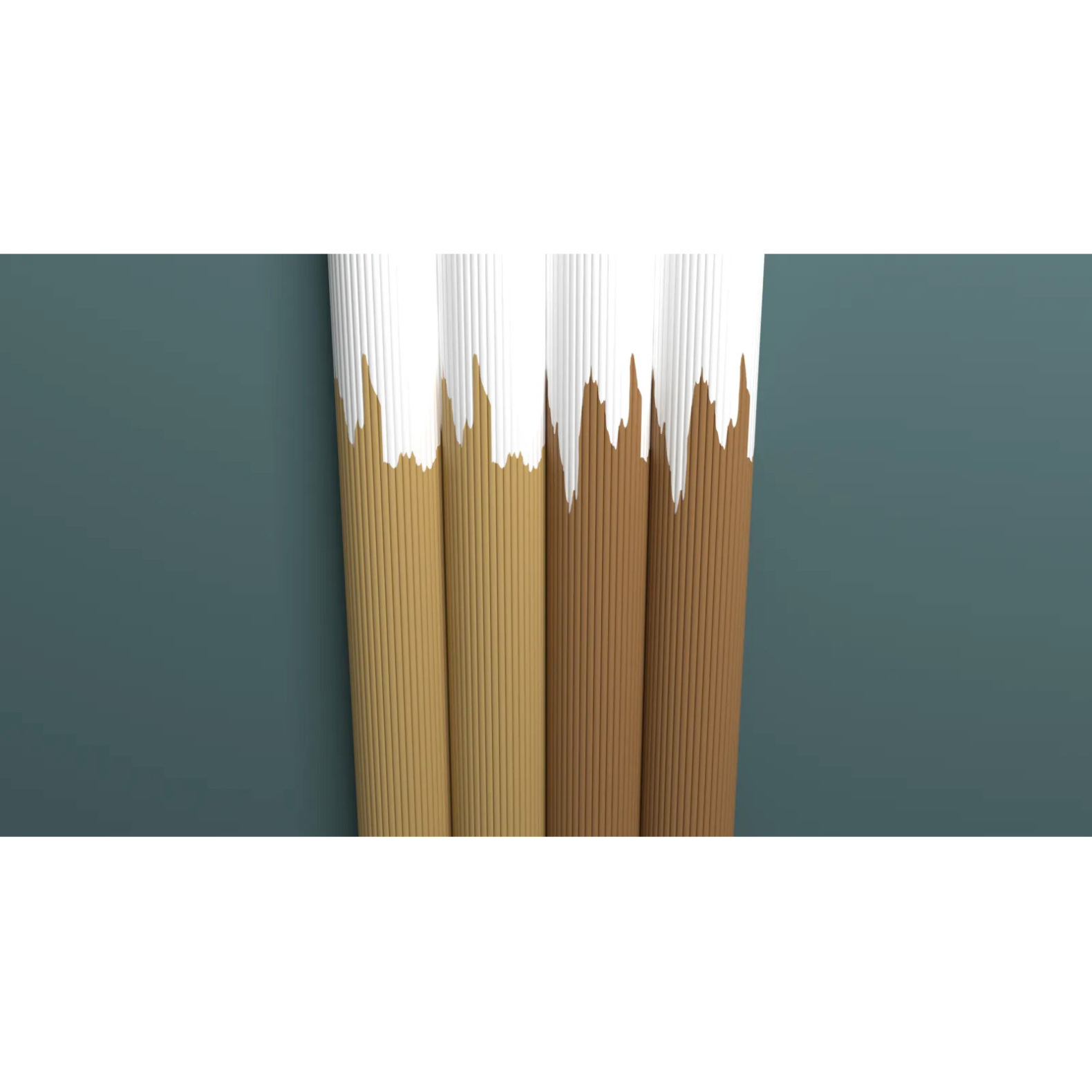 Молдинг Decor-Dizayn (Декор-Дизайн) 3000х30х23.2 мм, Коллекция Modern (Модерн), Белый, Полистирол, DD635(3m)