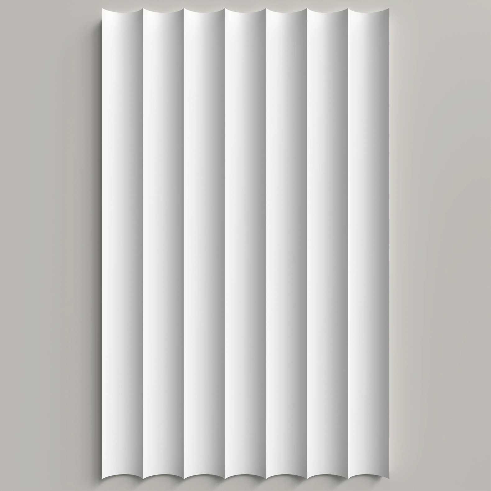 Панель Decor-Dizayn (Декор-Дизайн) 3000х240х10 мм, Коллекция Грани, Белая, Полистирол, DD900(3m)