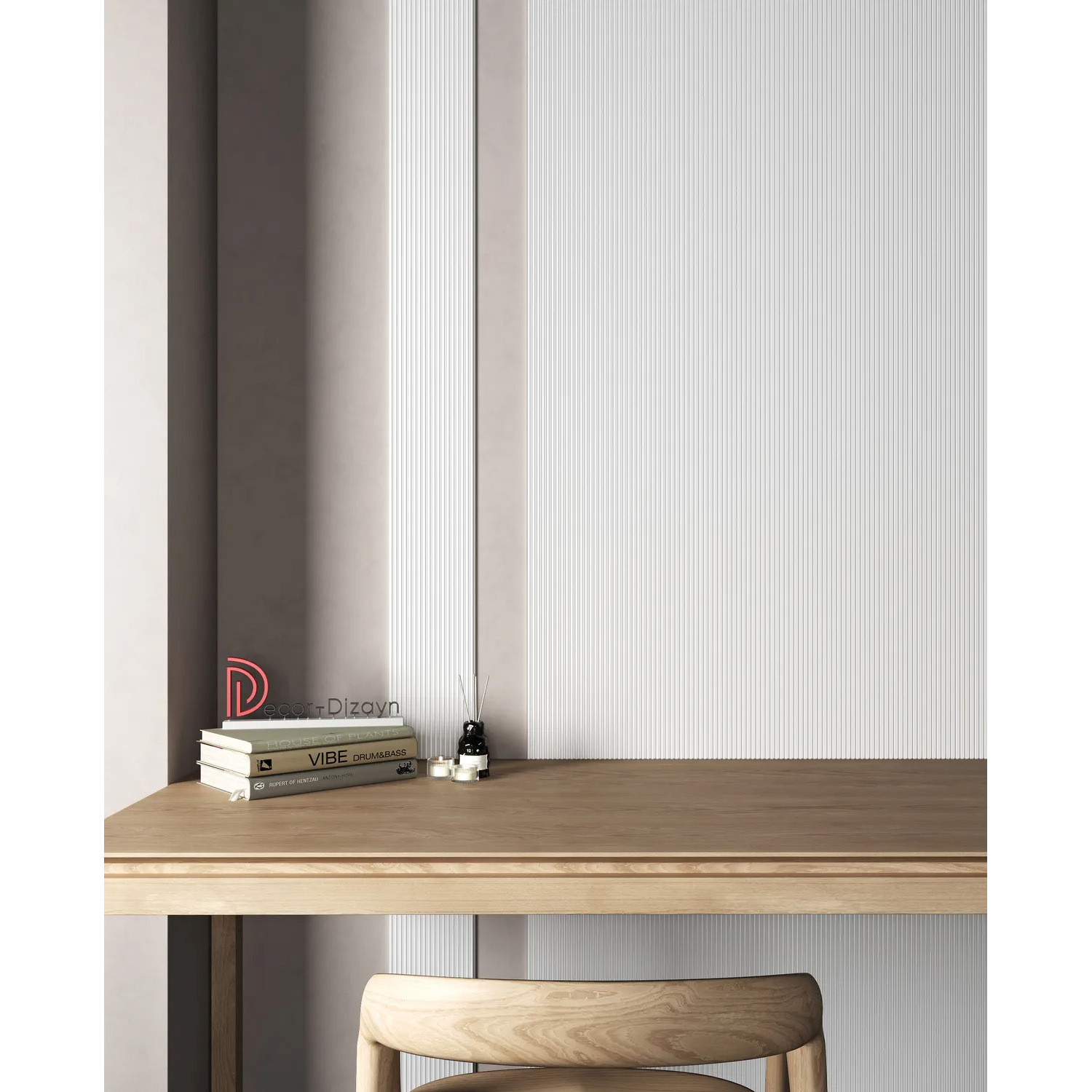 Панель Decor-Dizayn (Декор-Дизайн) 3000х180х10 мм, Коллекция Грани, Белая, Полистирол, DD905(3m)