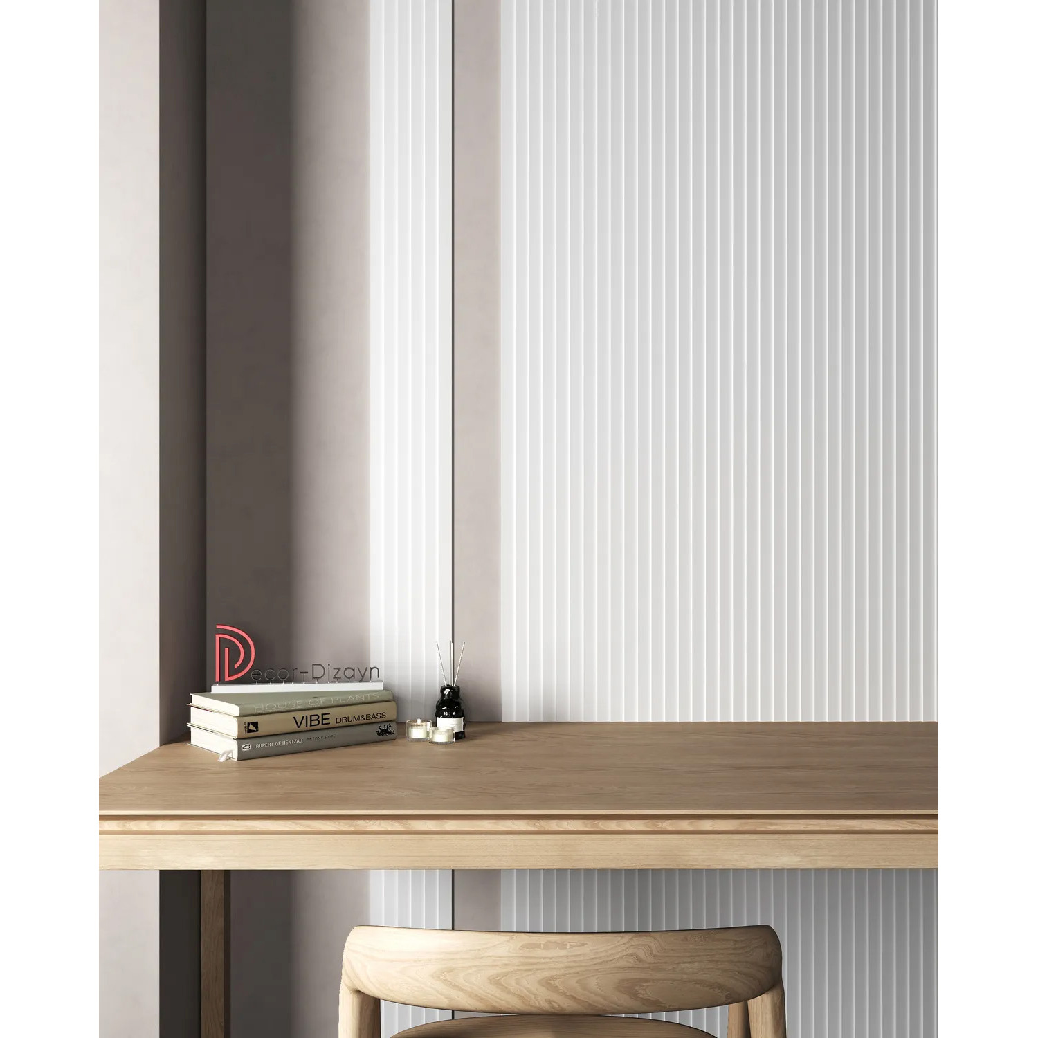 Панель Decor-Dizayn (Декор-Дизайн) 2000х180х10 мм, Коллекция Грани, Белая, Полистирол, DD906