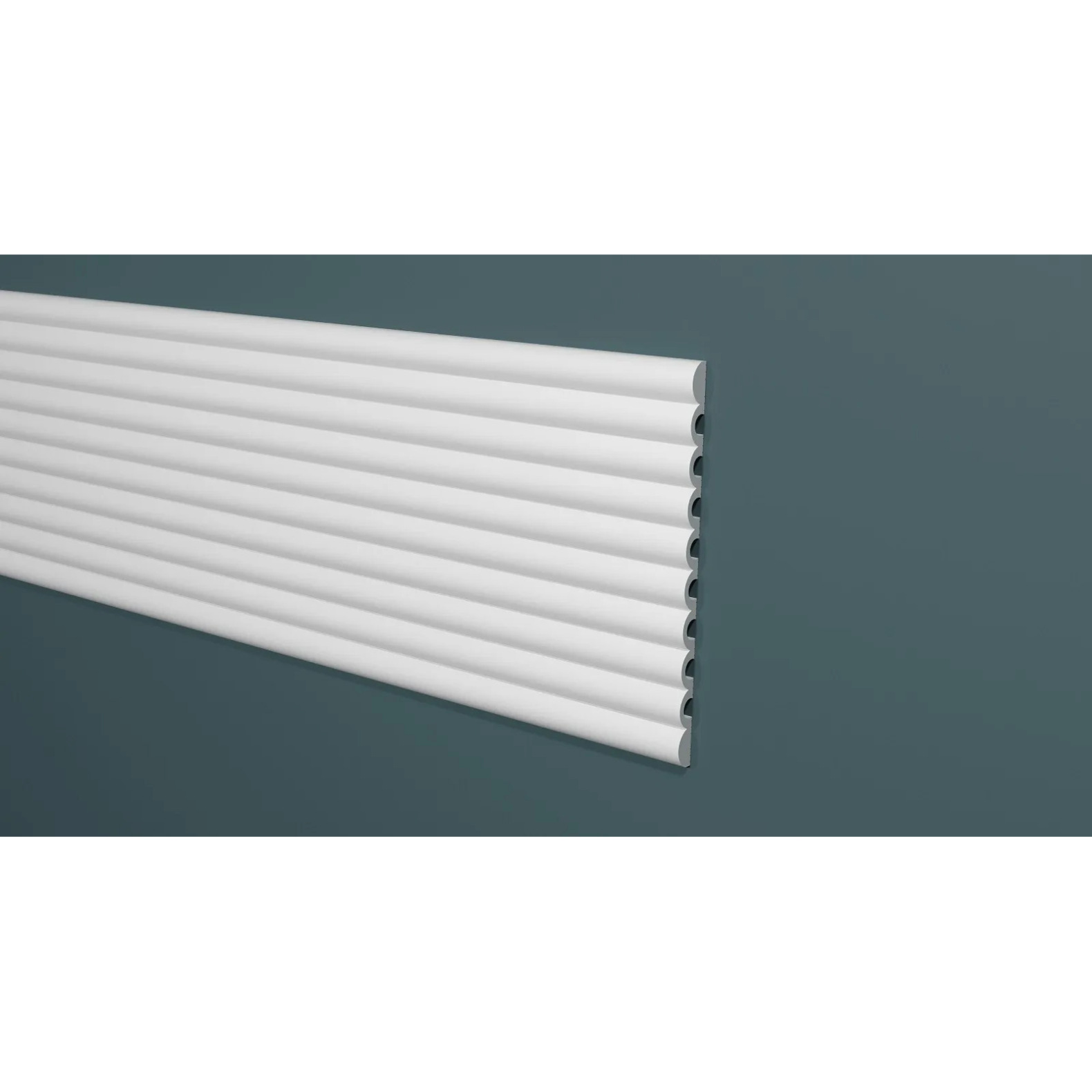 Панель Decor-Dizayn (Декор-Дизайн) 2000х240х13 мм, Коллекция Грани, Белая, Полистирол, DD910