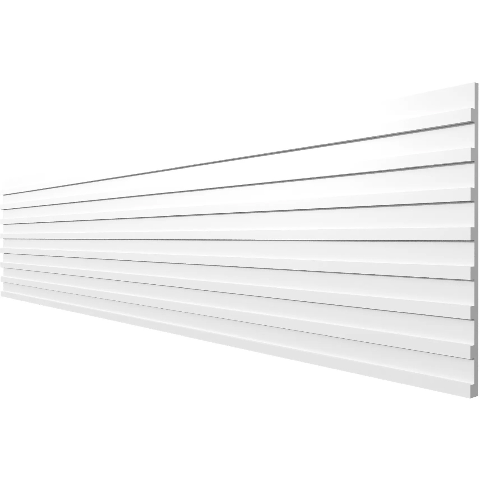 Панель Decor-Dizayn (Декор-Дизайн) 3000х240х10 мм, Коллекция Грани, Белая, Полистирол, DD911(3m)