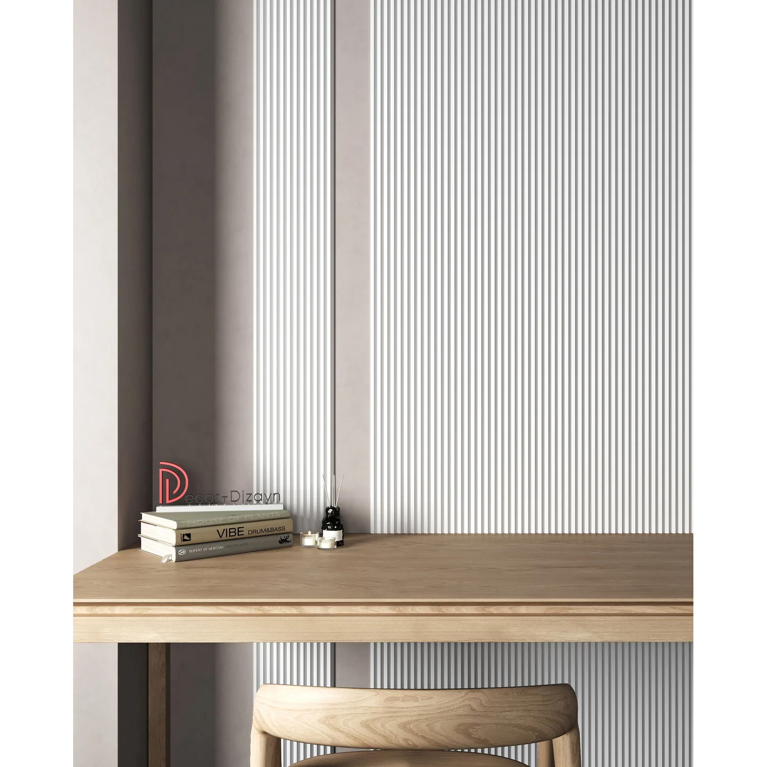 Панель Decor-Dizayn (Декор-Дизайн) 2000х240х13 мм, Коллекция Грани, Белая, Полистирол, DD912