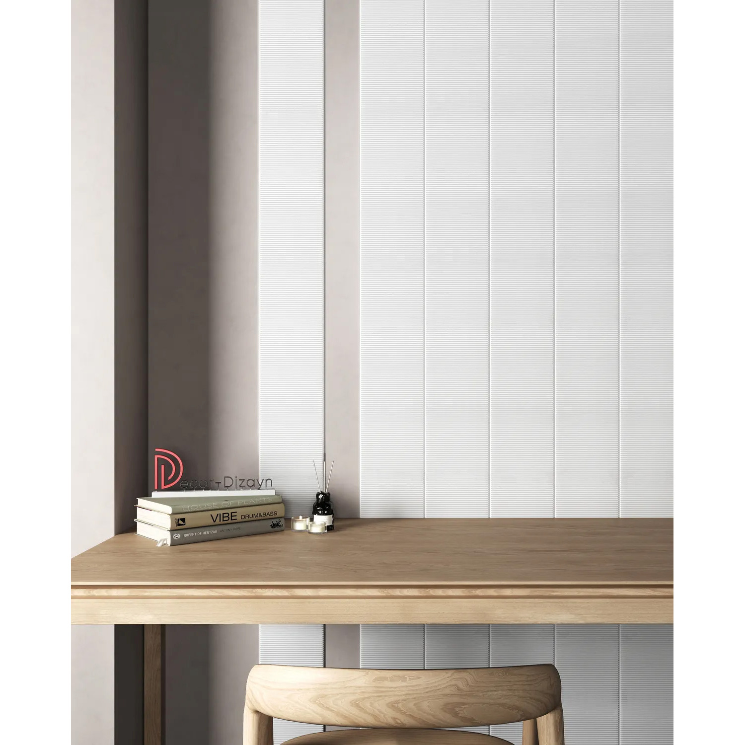 Панель Decor-Dizayn (Декор-Дизайн) 2000х200х10 мм, Белая, Полистирол, DD925