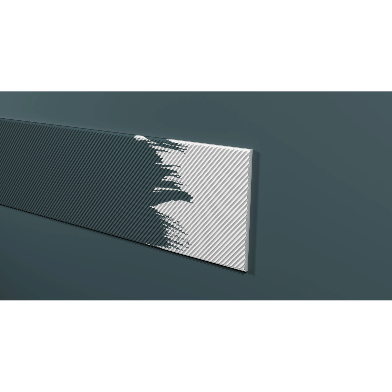 Панель Decor-Dizayn (Декор-Дизайн) 3000х200х10 мм, Белая, Полистирол, DD927(3m)