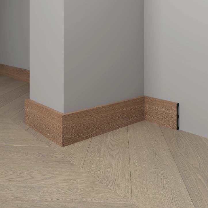 Плинтус напольный Decor-Dizayn (Декор-Дизайн) Плинтусы 708 2400х80х13 мм,, 708-90SH