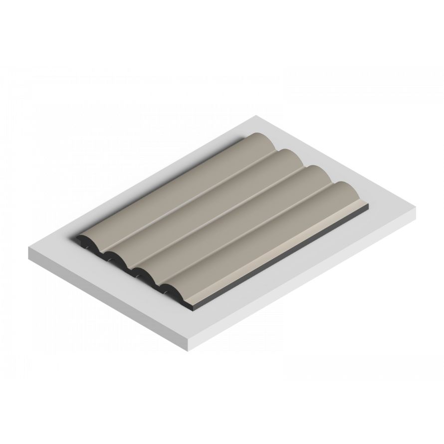 Декоративная панель HiWood (ХайВуд) 2700х120х12 мм BR487 (LV140)