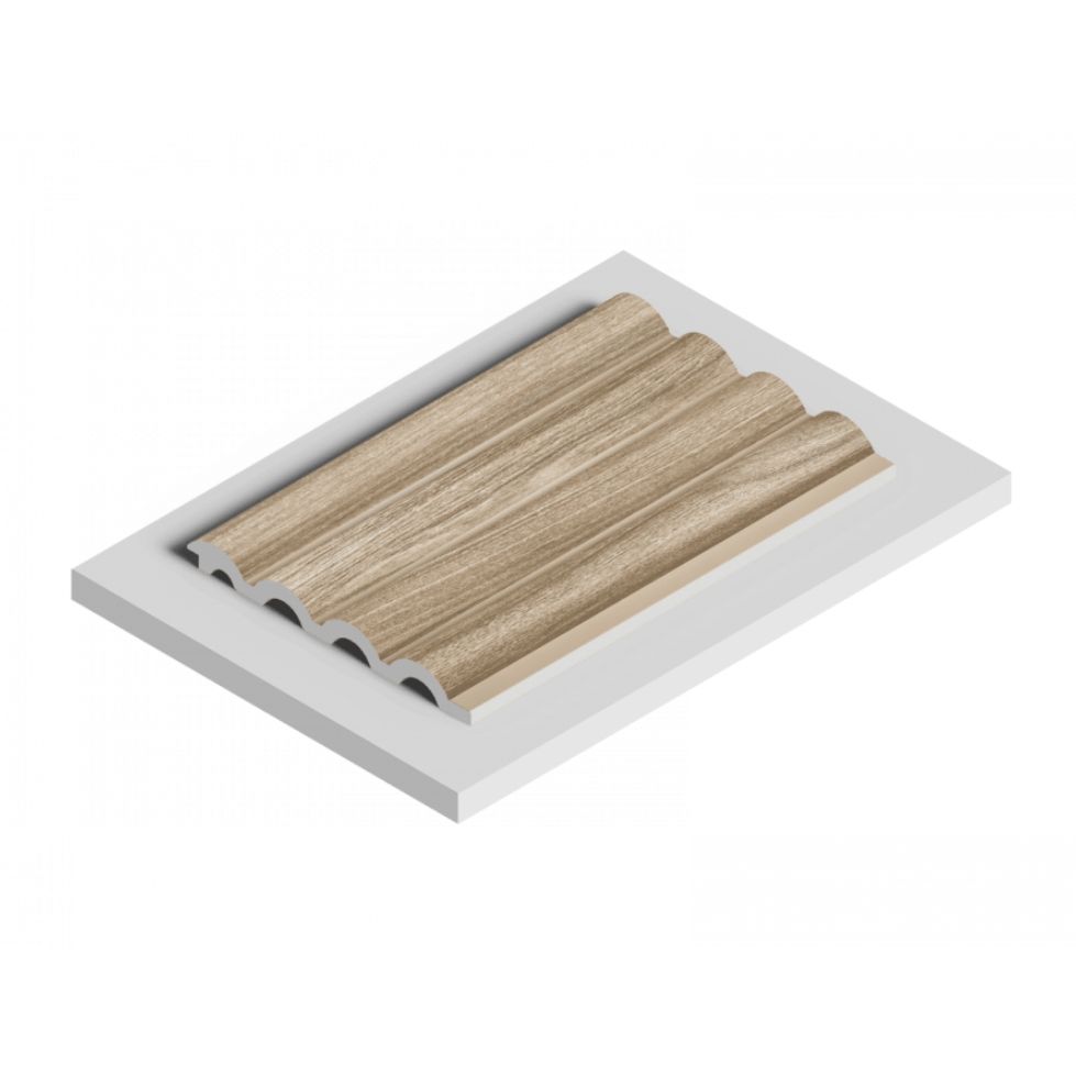 Декоративная панель HiWood (ХайВуд) 2700х120х12 мм BR496 (LV140)