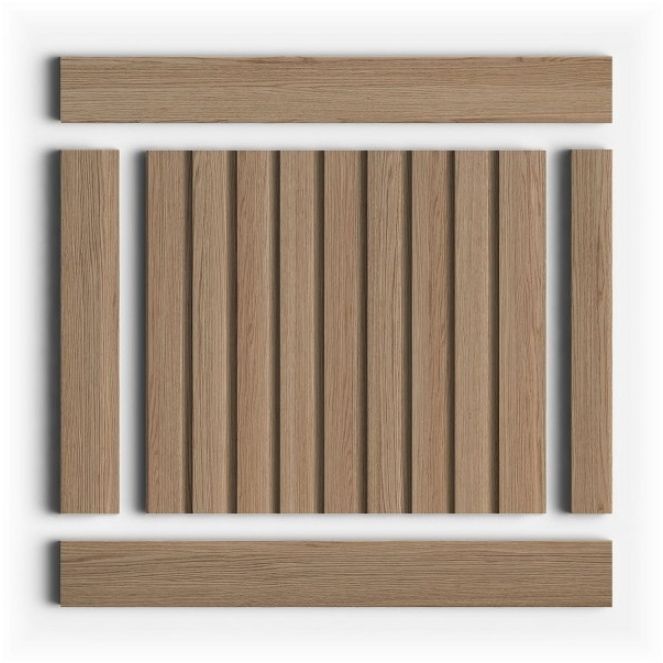 Декоративная панель HiWood (ХайВуд) 2700х120х12 мм BR417K (LV124)