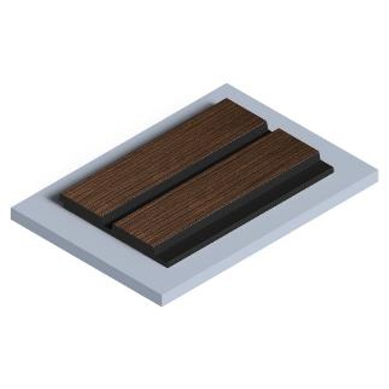 Декоративная панель HiWood (ХайВуд) 2700х120х12 мм BR396K (LV123N)