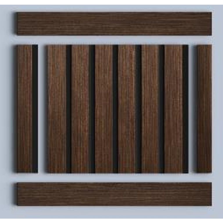 Декоративная панель HiWood (ХайВуд) 2700х120х12 мм BR396K (LV123N)