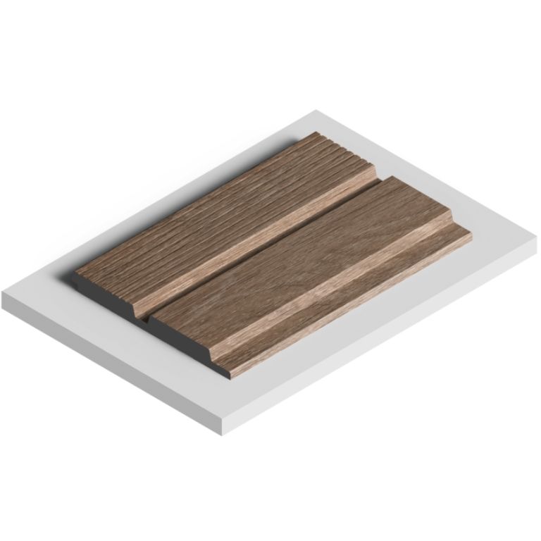 Декоративная панель HiWood (ХайВуд) 2700х120х12 мм BR416 (LV123)