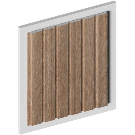 Декоративная панель HiWood (ХайВуд) 2700х120х12 мм BR416 (LV123)