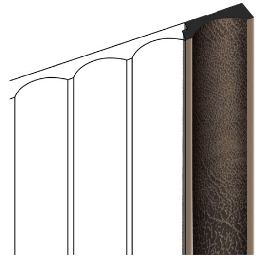 Финишные молдинги HiWood (ХайВуд) 2700х34х12 мм Декорированные (LF139B)