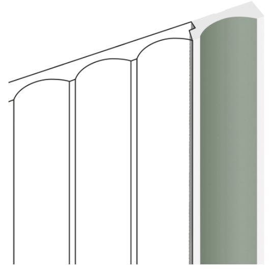 Финишные молдинги HiWood (ХайВуд) 2700х34х12 мм Декорированные (LF139B)