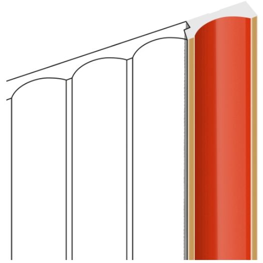 Финишные молдинги HiWood (ХайВуд) 2700х34х12 мм Декорированные (LF139B)