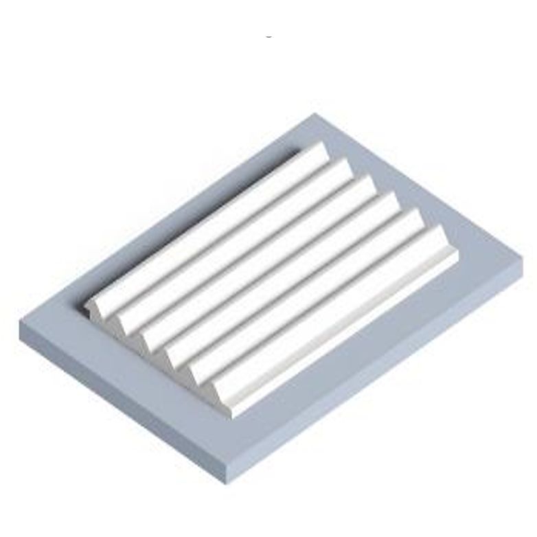 Декоративная панель HiWood (ХайВуд) 3000х12х120 мм NP Белый LV136 Long