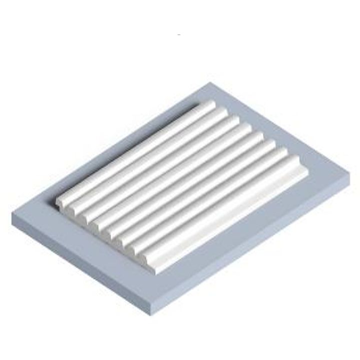 Декоративная панель HiWood (ХайВуд) 3000х12х120 мм NP Белый LV129 Long