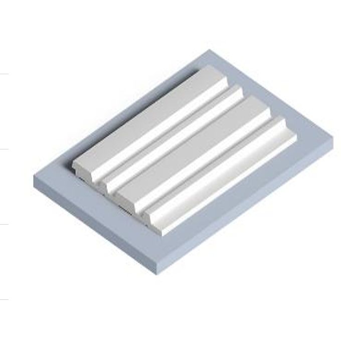 Декоративная панель HiWood (ХайВуд) 3000х12х120 мм NP Белый LV122 Long