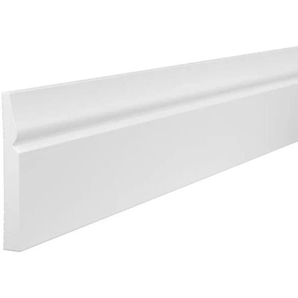 Плинтус потолочный Cosca Decor (Коска) PX031, 82х11, 2000 мм, Белый Экополимер