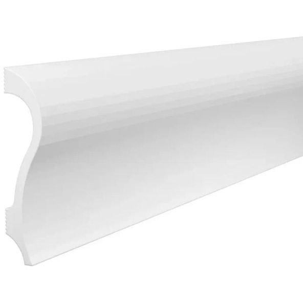 Плинтус потолочный Cosca Decor (Коска) PX038, 100х22, 2000 мм, Белый Экополимер