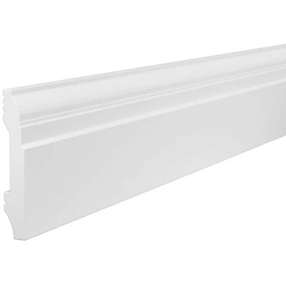 Плинтус потолочный Cosca Decor (Коска) PX021, 80х13, 2000 мм, Белый Экополимер