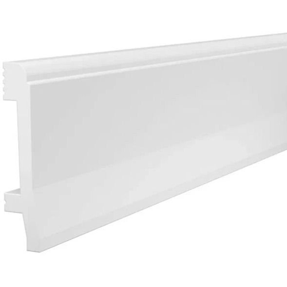 Плинтус потолочный Cosca Decor (Коска) PX022, 100х22, 2000 мм, Белый Экополимер