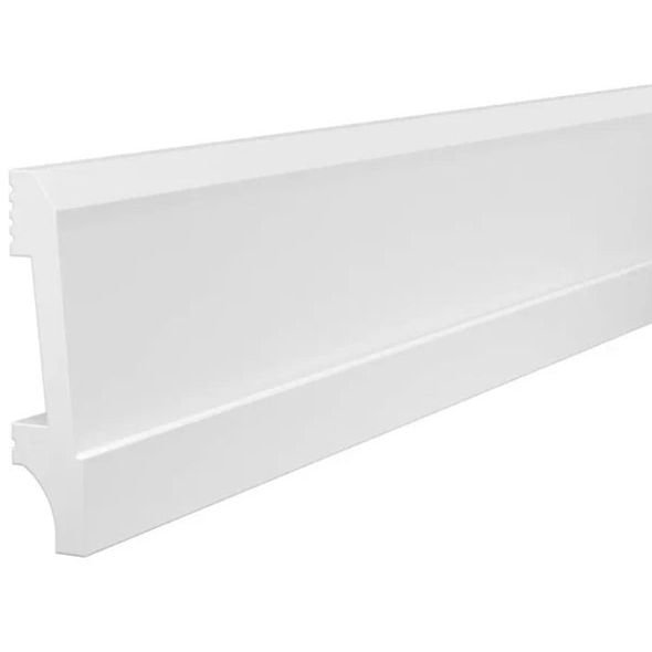 Плинтус потолочный Cosca Decor (Коска) PX023, 90х20, 2000 мм, Белый Экополимер