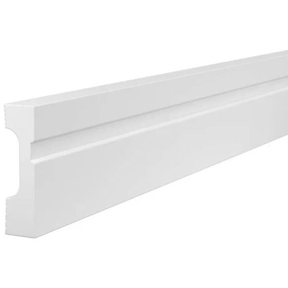 Плинтус потолочный Cosca Decor (Коска) PX029, 70х19, 2000 мм, Белый Экополимер